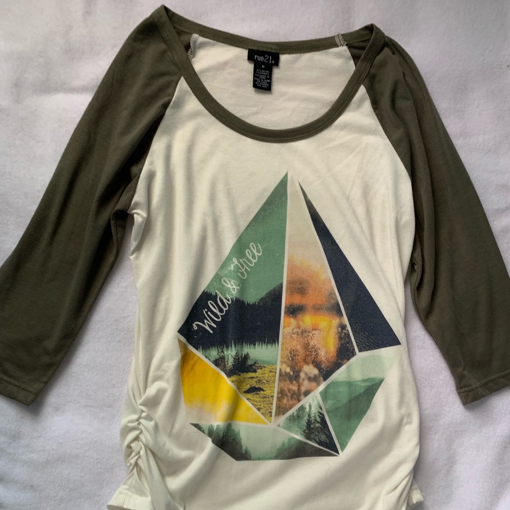 Rue 21 “wild and free” shirt